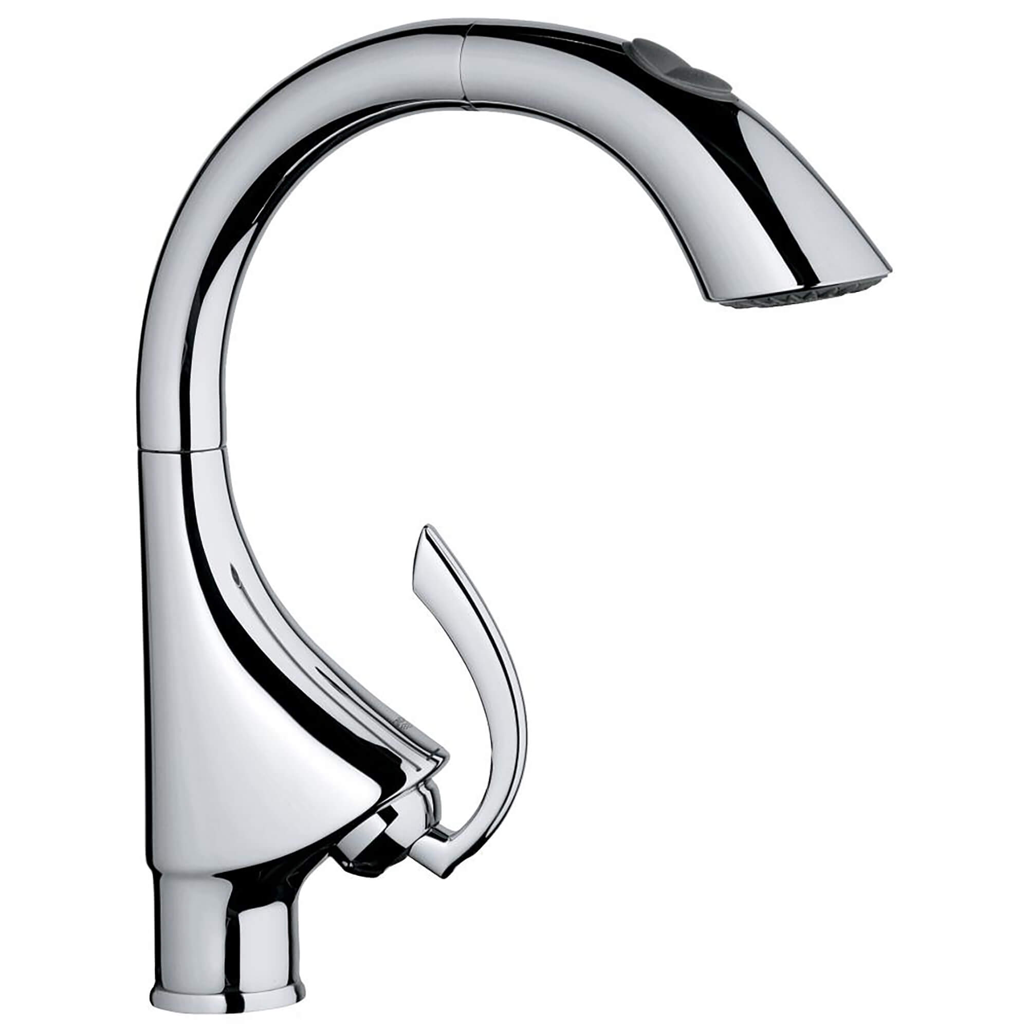 Single-Handle Pull Down Kitchen Faucet Dual Spray 6.6 L/min (1.75 gpm)